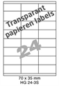 Afbeelding voor categorie A4 vellen transparant